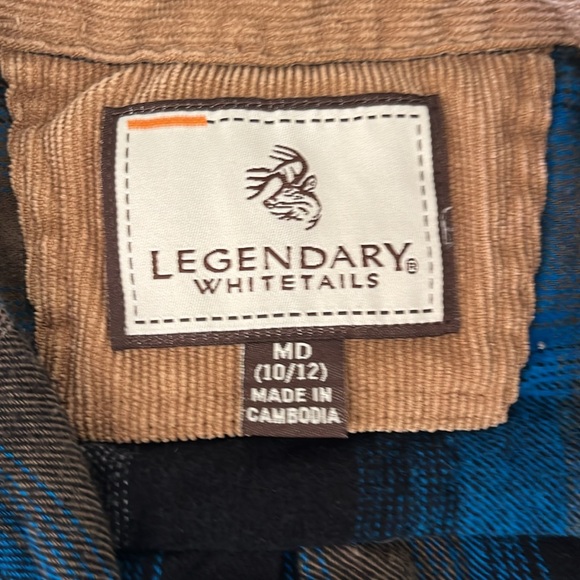 Boys Legendary Whitetails flannel size M - Picture 2 of 3